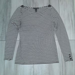 White House Black Market Striped Top M